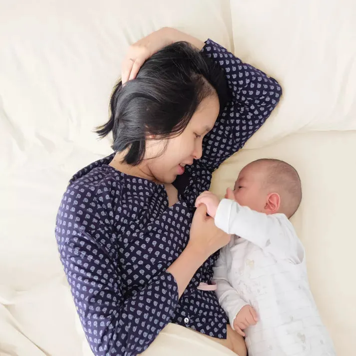 100% Bamboo Maternity Sheet Set, Queen - Ivory