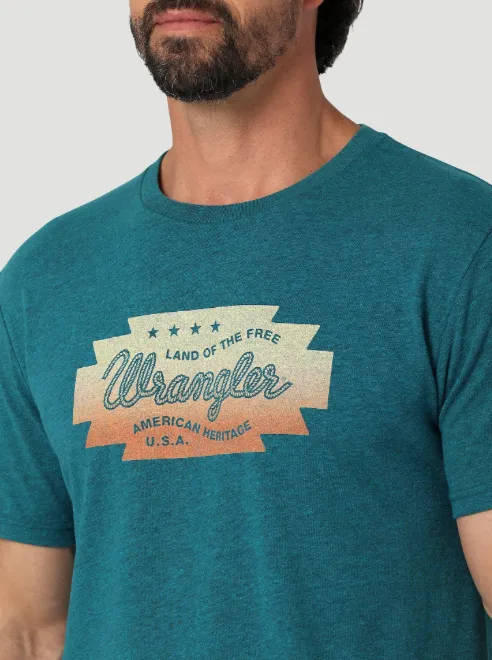 112336225 - Wrangler Men’s Southwester Emblem Graphic T-Shirt