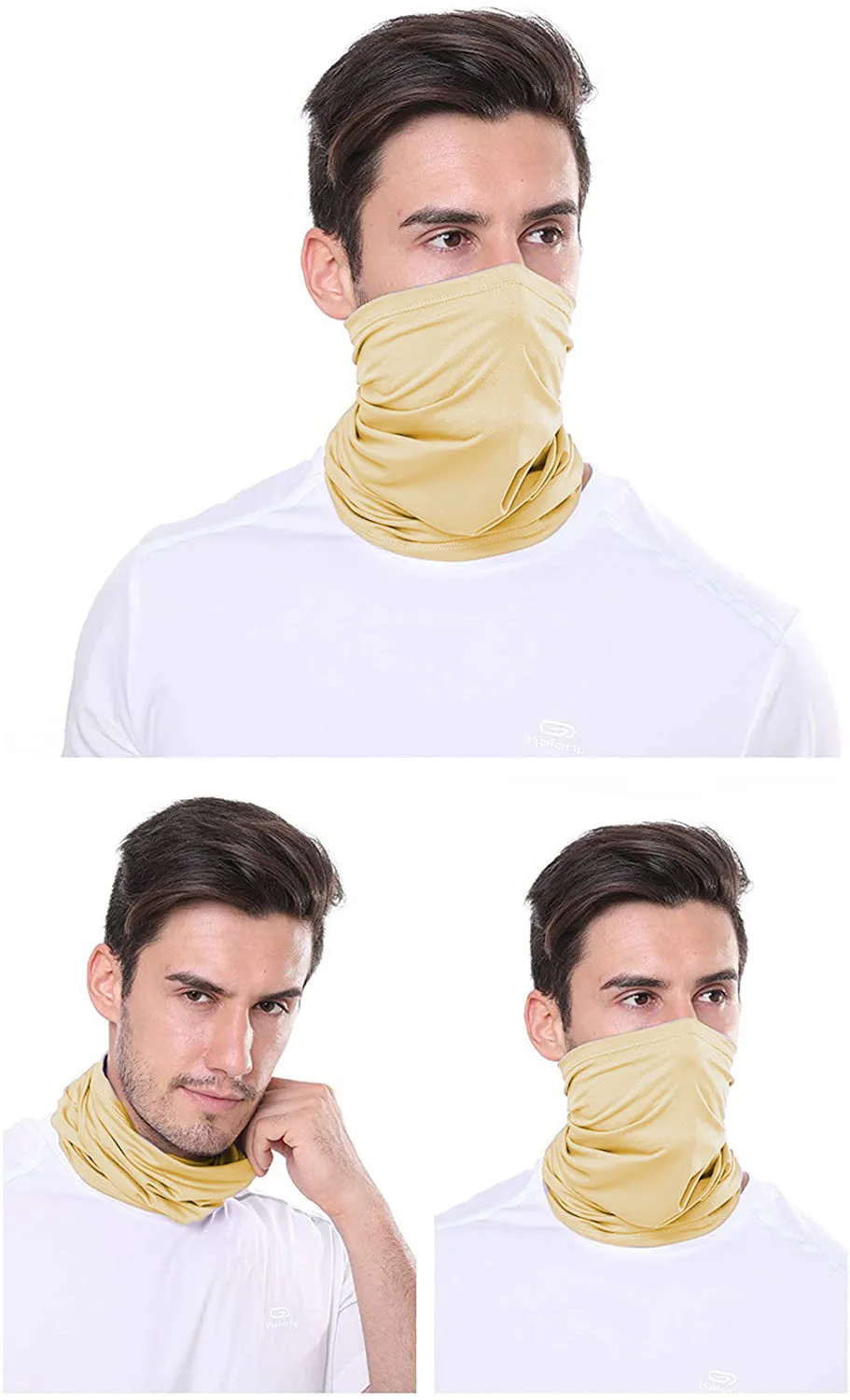 2 Pack of Multi-Purpose Scarf Neckerchief Outdoor Headwear Bandana