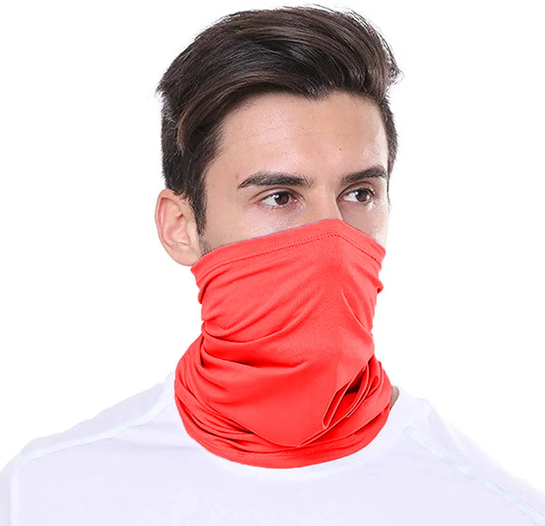 2 Pack of Multi-Purpose Scarf Neckerchief Outdoor Headwear Bandana