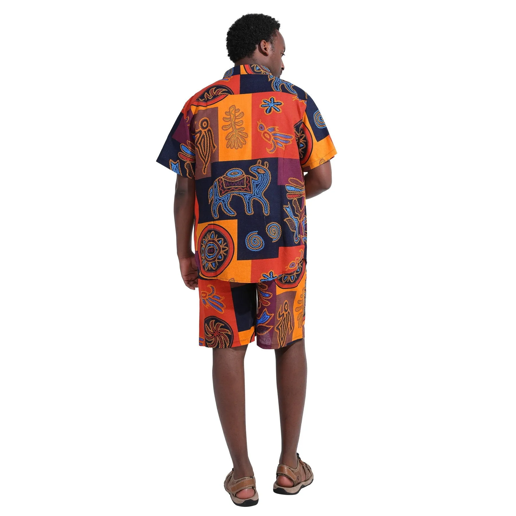 2-Piece Egyptian Style Hawaii Summer Suit