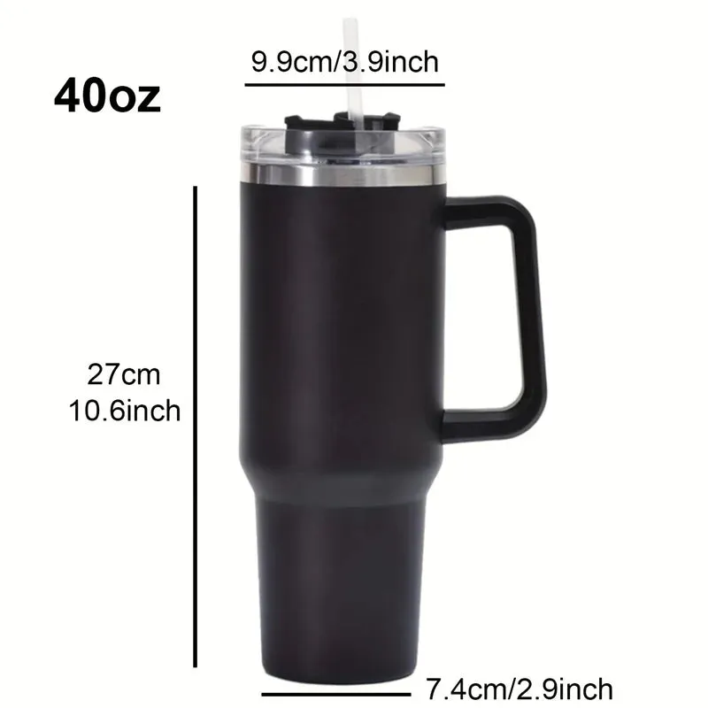 40Oz 304 Stainless Steel Insulated Water Bottle,Thermal Coffee Car Cup