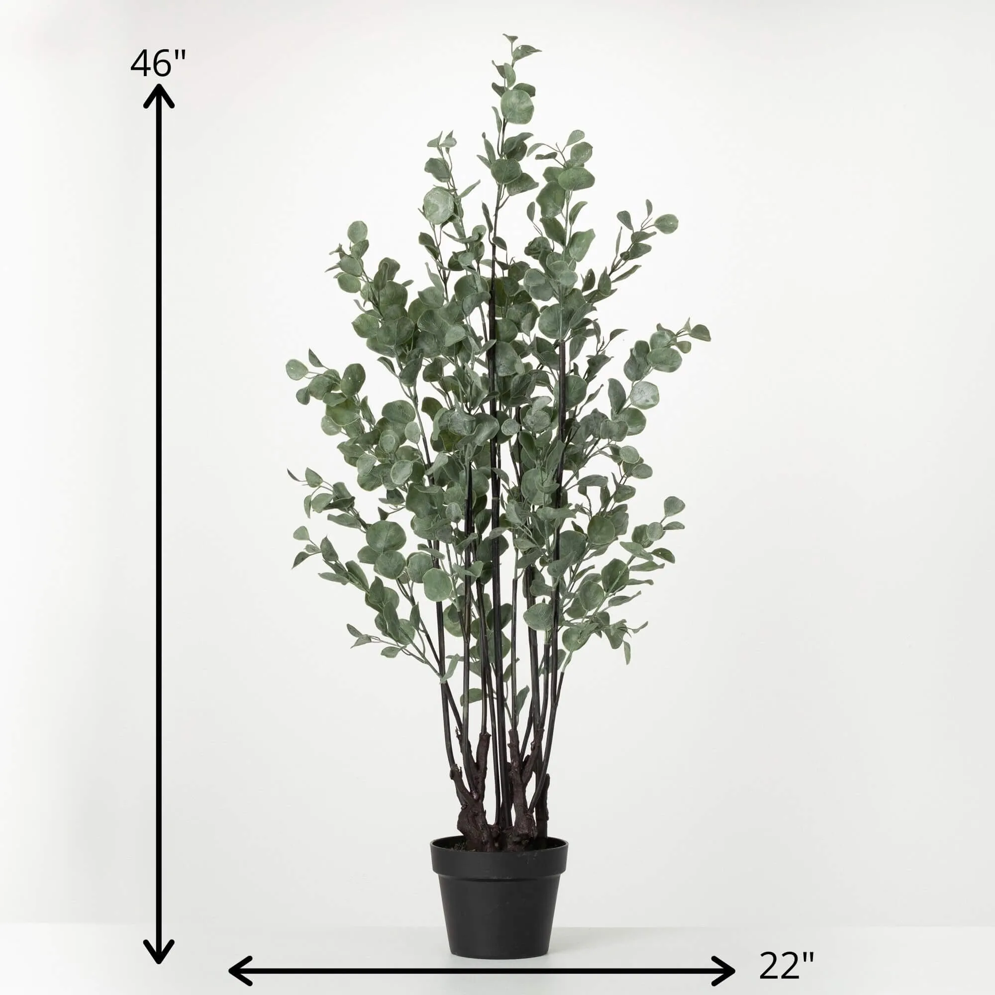 46"H Sullivans Robust Potted Eucalyptus Tree, Green