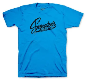 700 Bright Cyan Shirt - ST Logo - Cyan