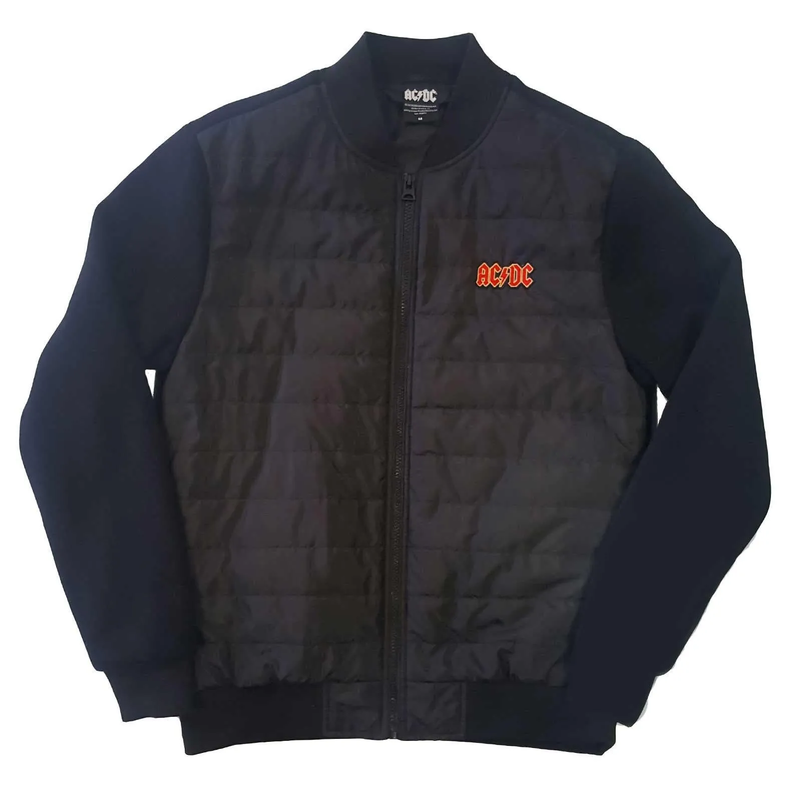 AC/DC Unisex Adult Logo Padded Jacket