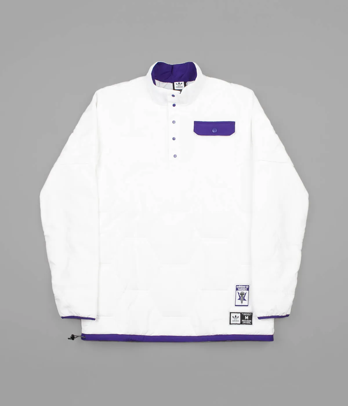 Adidas x Hardies Jacket - White / Collegiate Purple / Black