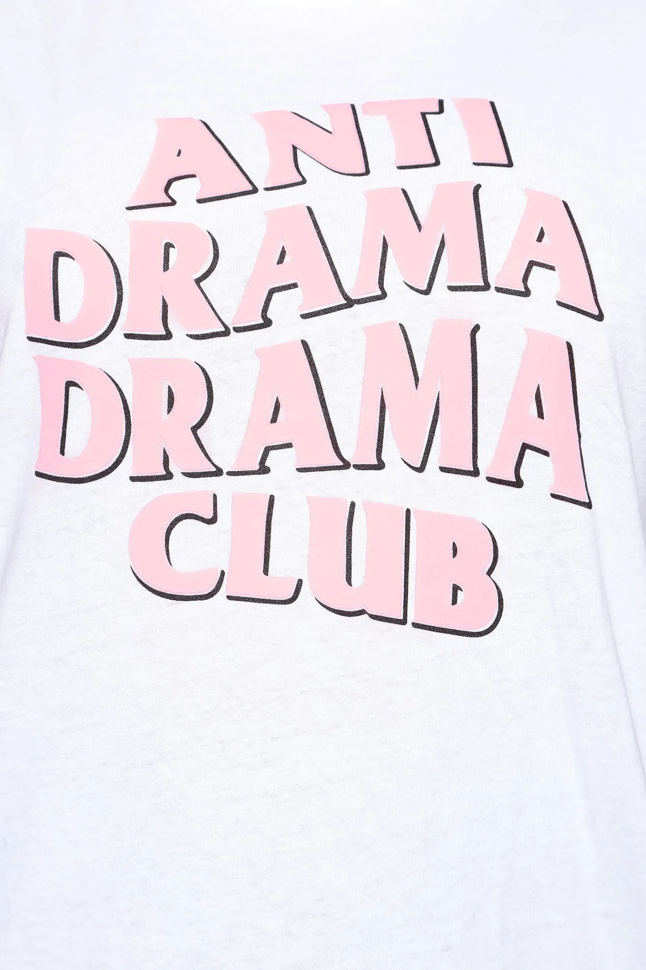 Anti Drama Drama Club Tunic Top - White