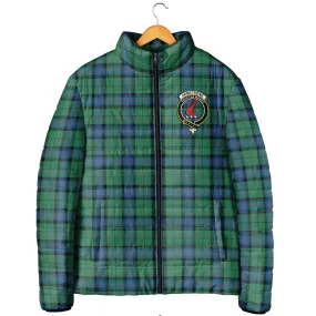 Armstrong Ancient Tartan Padded Jacket with Family Crest