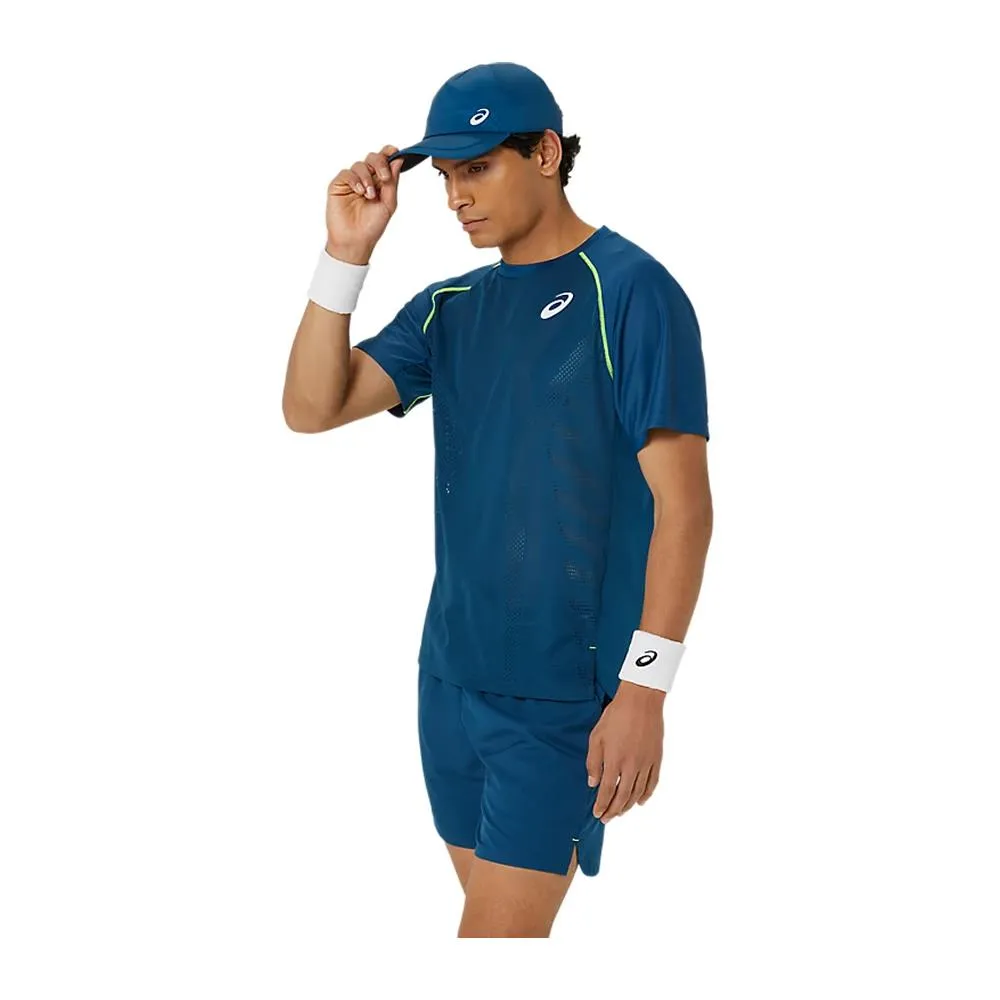 Asics Men's Match Actibreeze Shirt - Mako Blue