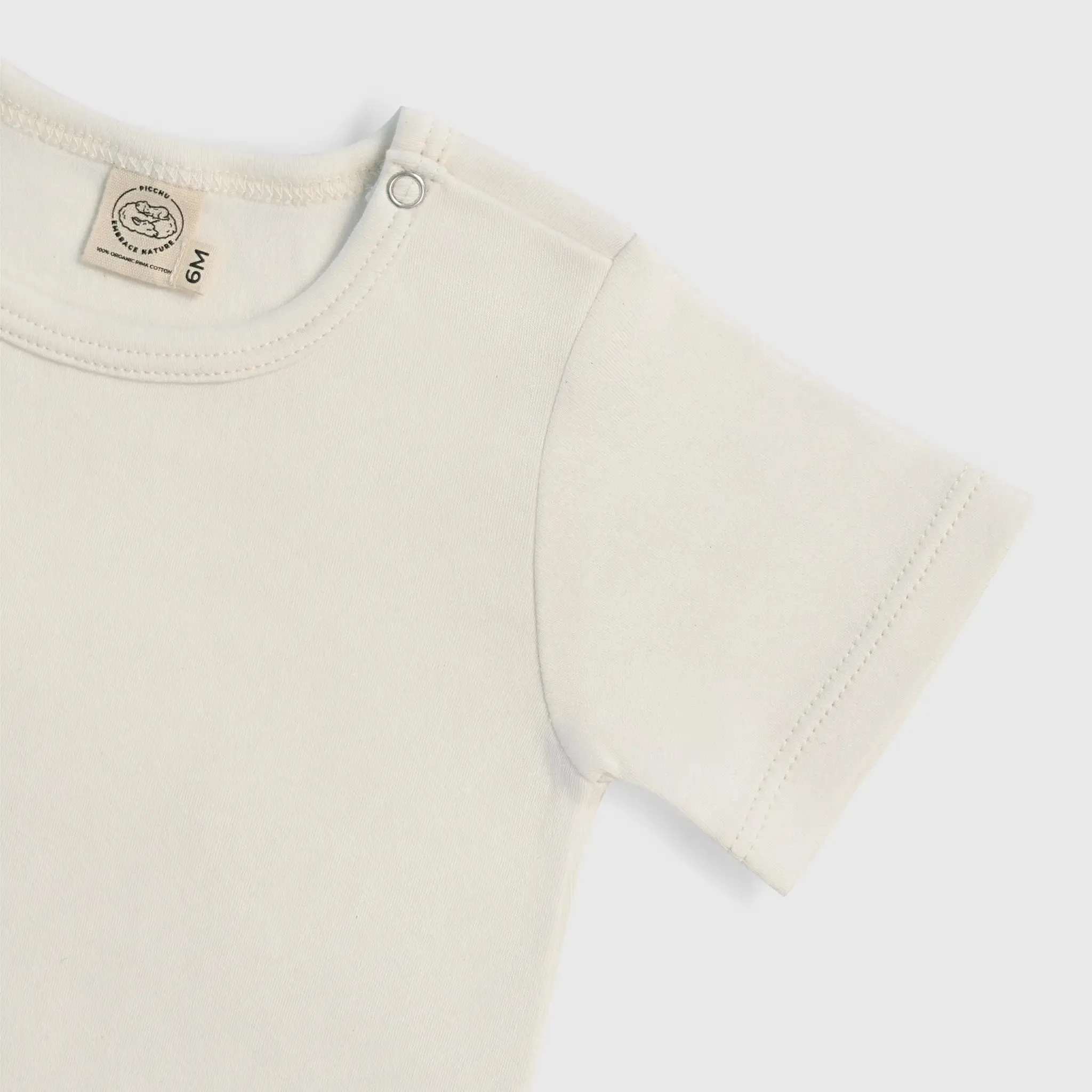 Baby's Organic Pima Cotton Short-Sleeve Bodysuit