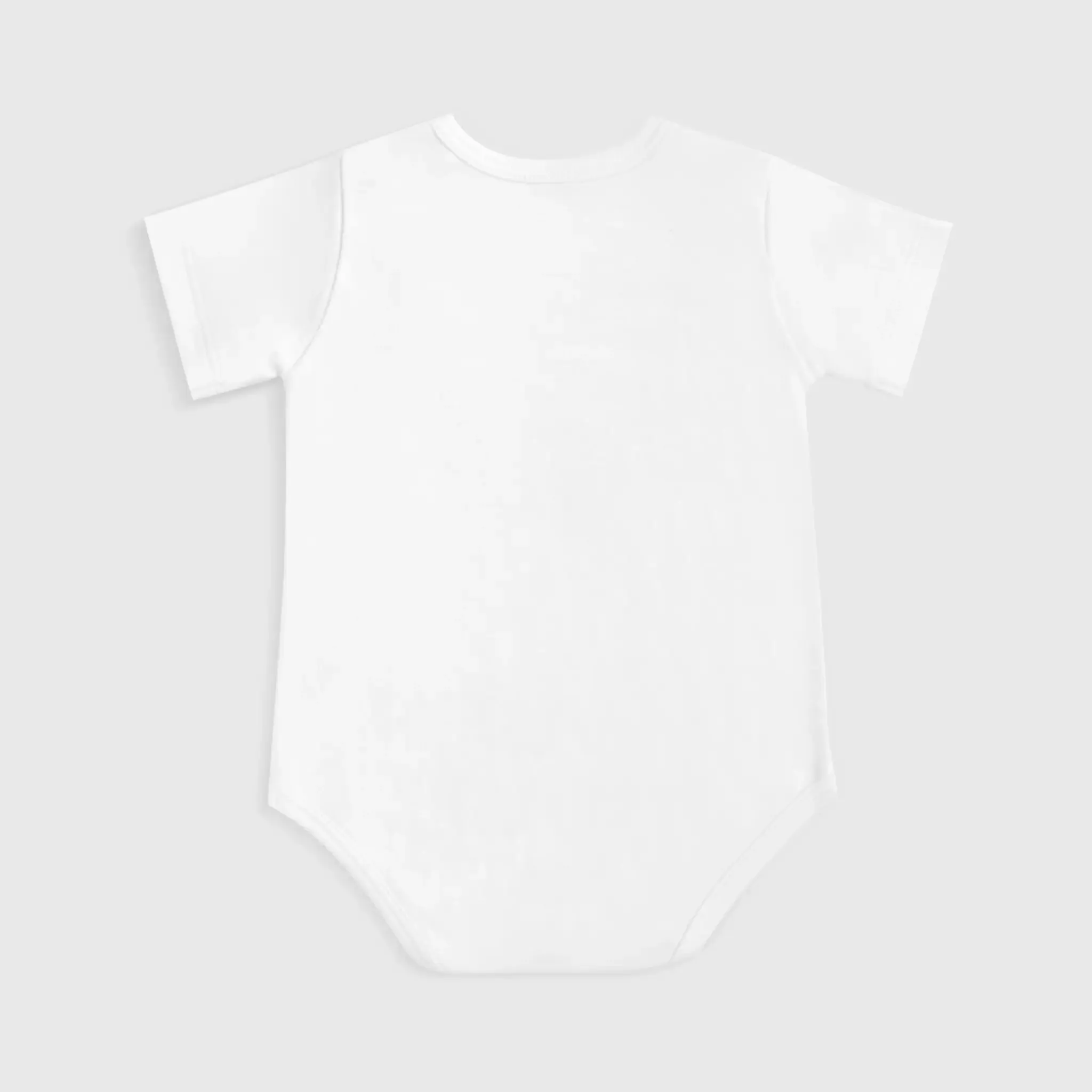 Baby's Organic Pima Cotton Short-Sleeve Bodysuit