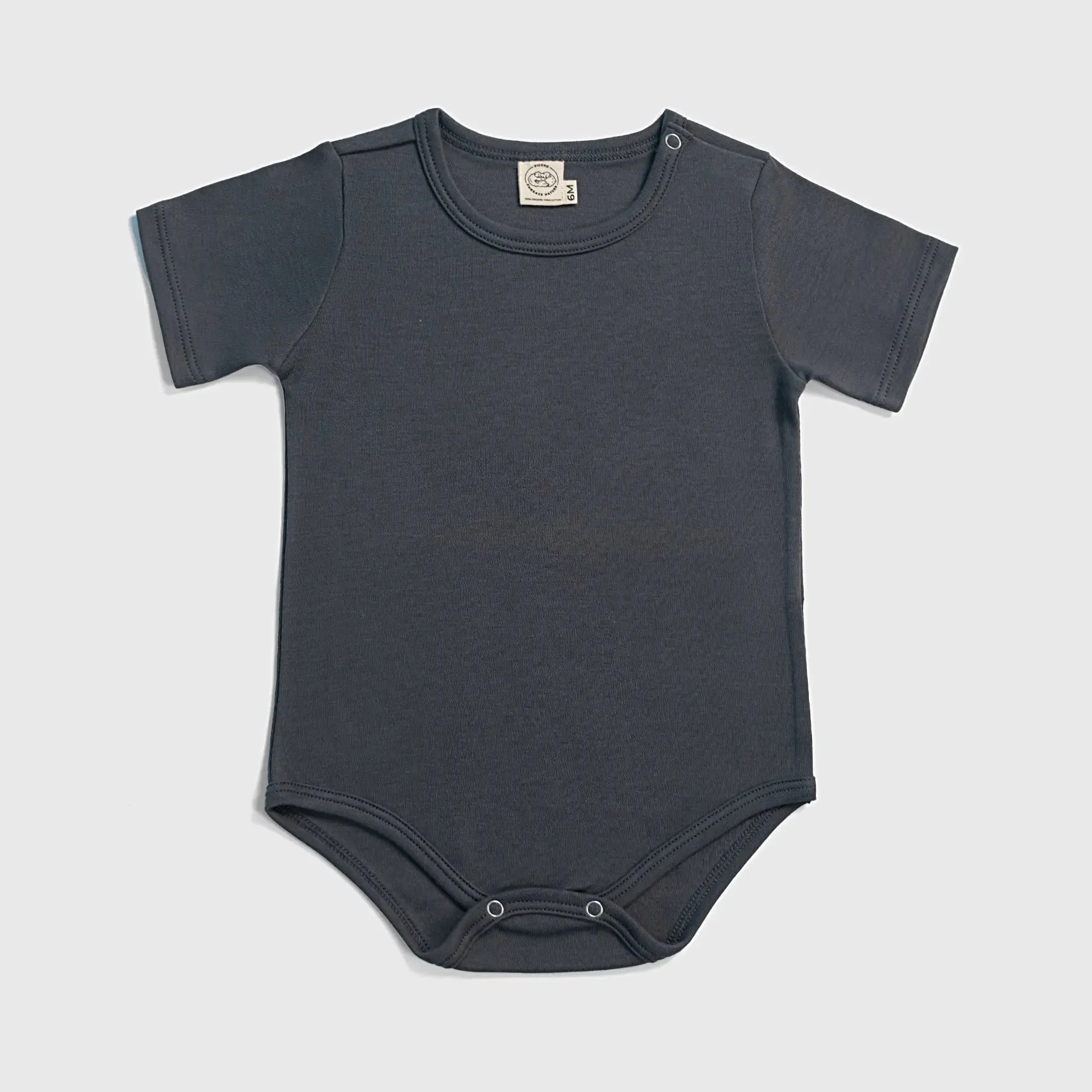 Baby's Organic Pima Cotton Short-Sleeve Bodysuit