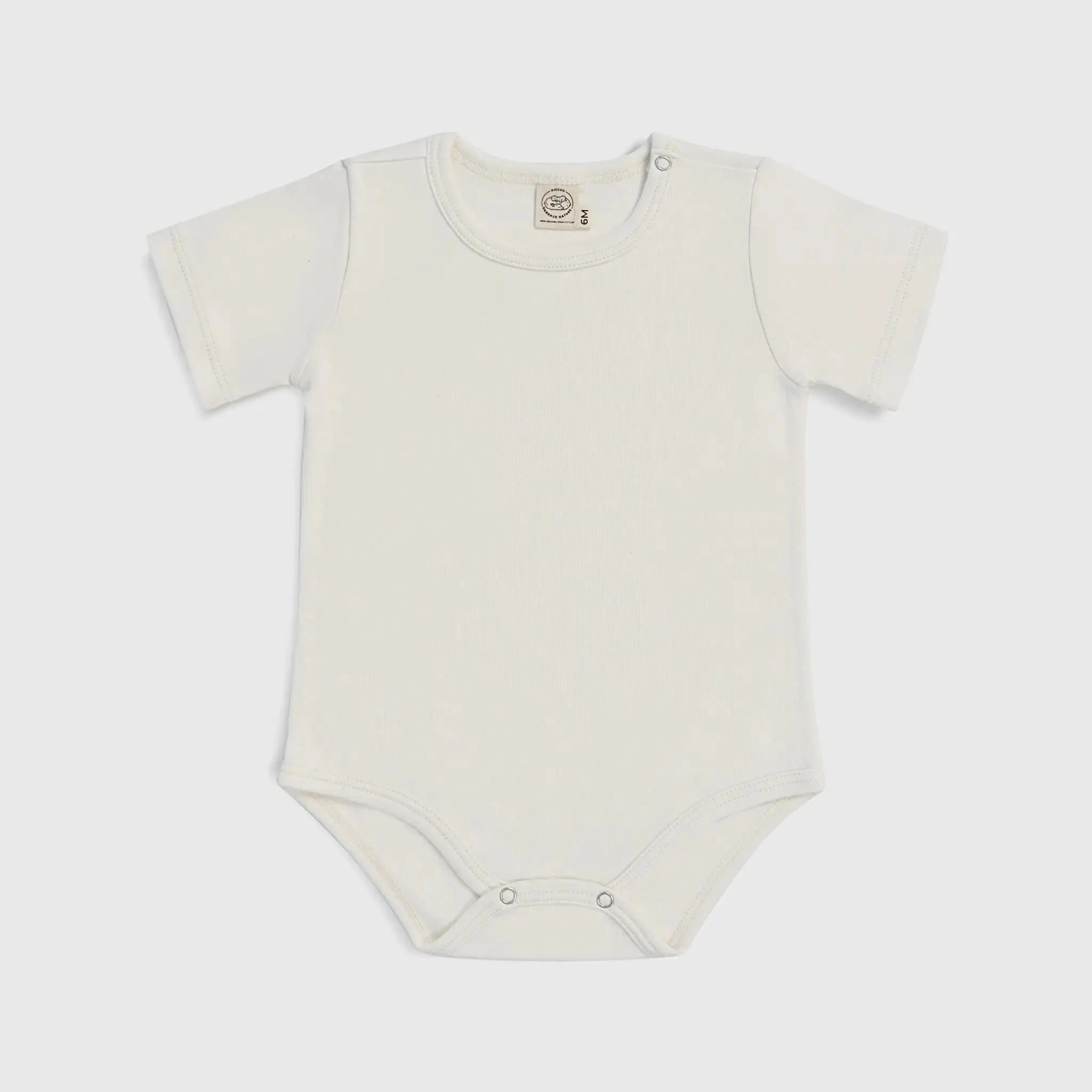 Baby's Organic Pima Cotton Short-Sleeve Bodysuit