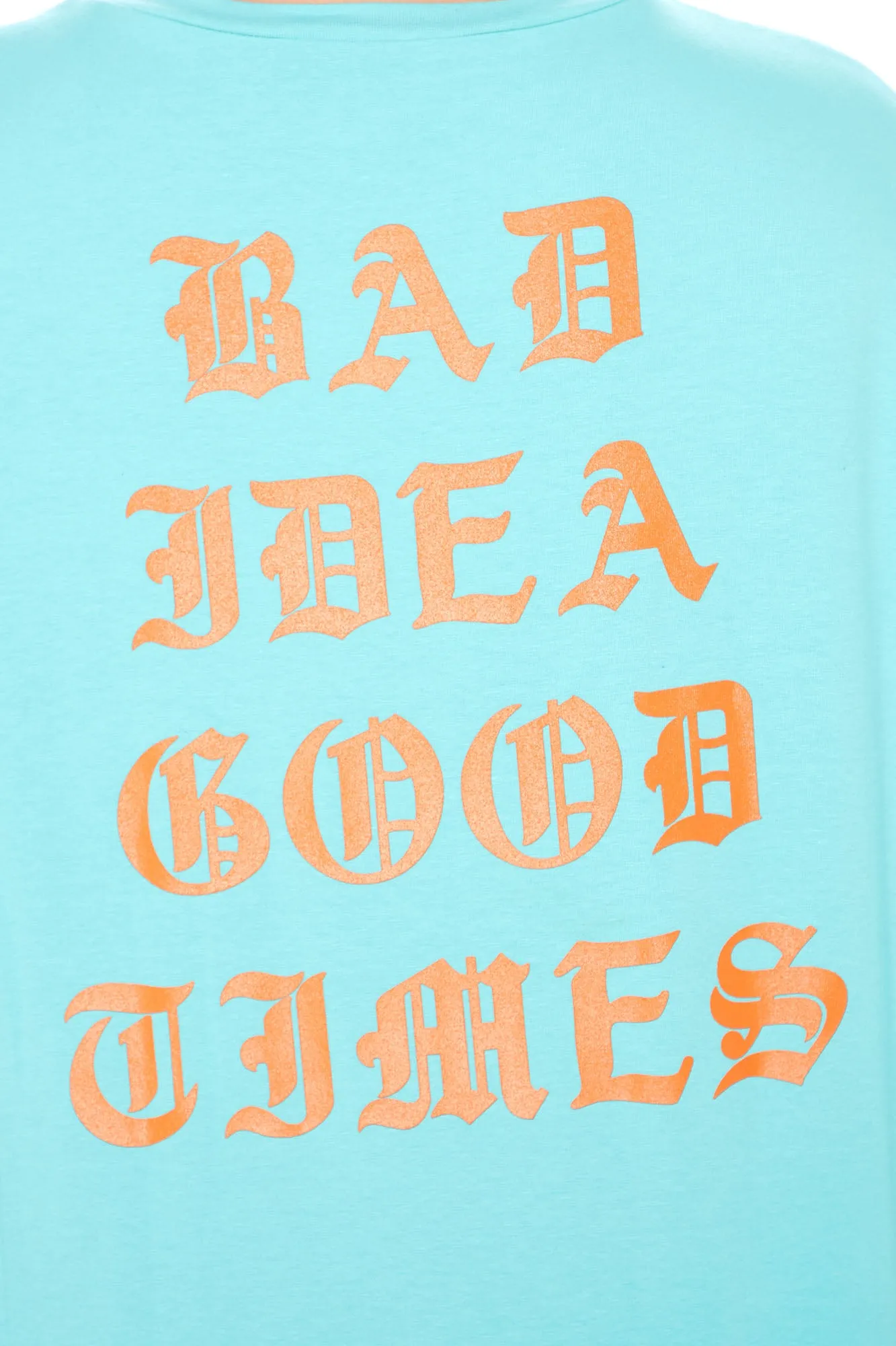 Bad Ideas Are Good Times Long Sleeve Top - Mint