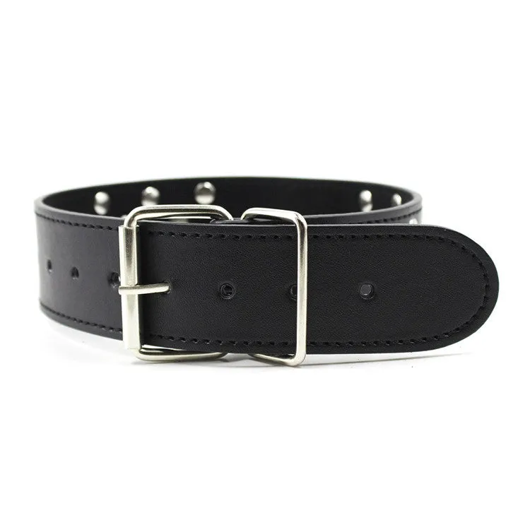 Bad Kitty Faux Leather Collar and Lead Set