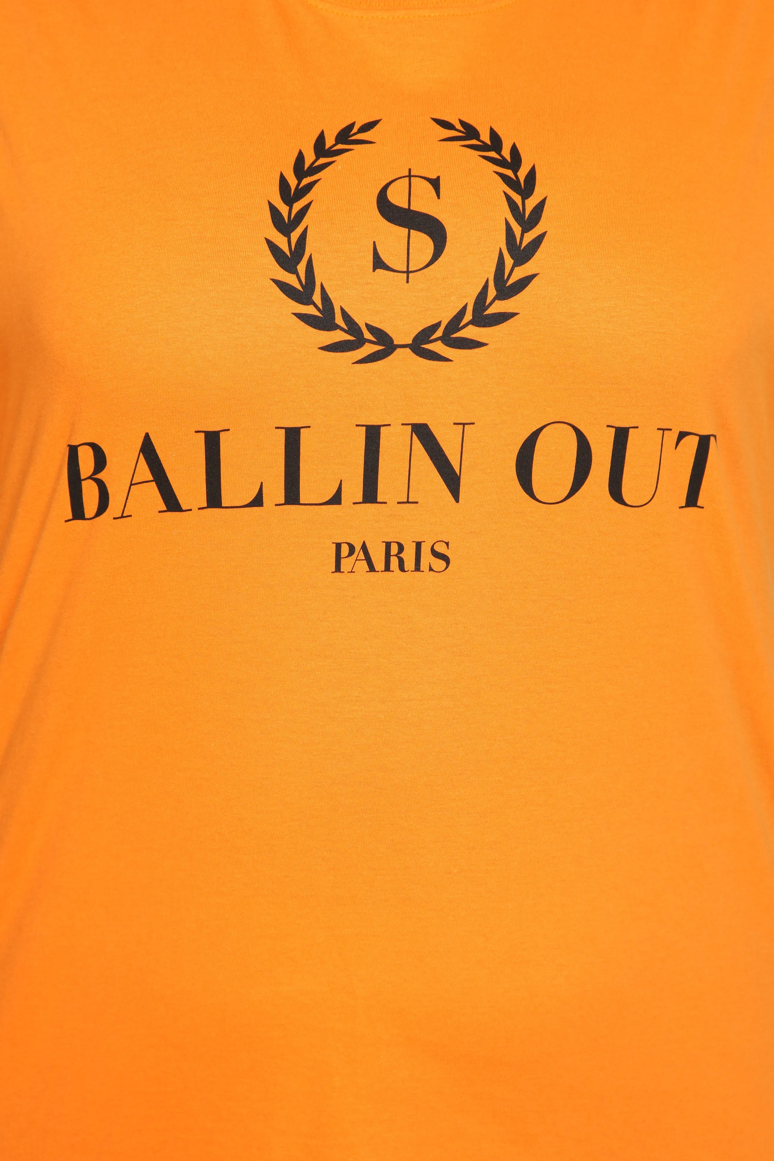 Ballin Out Tunic Top - Orange