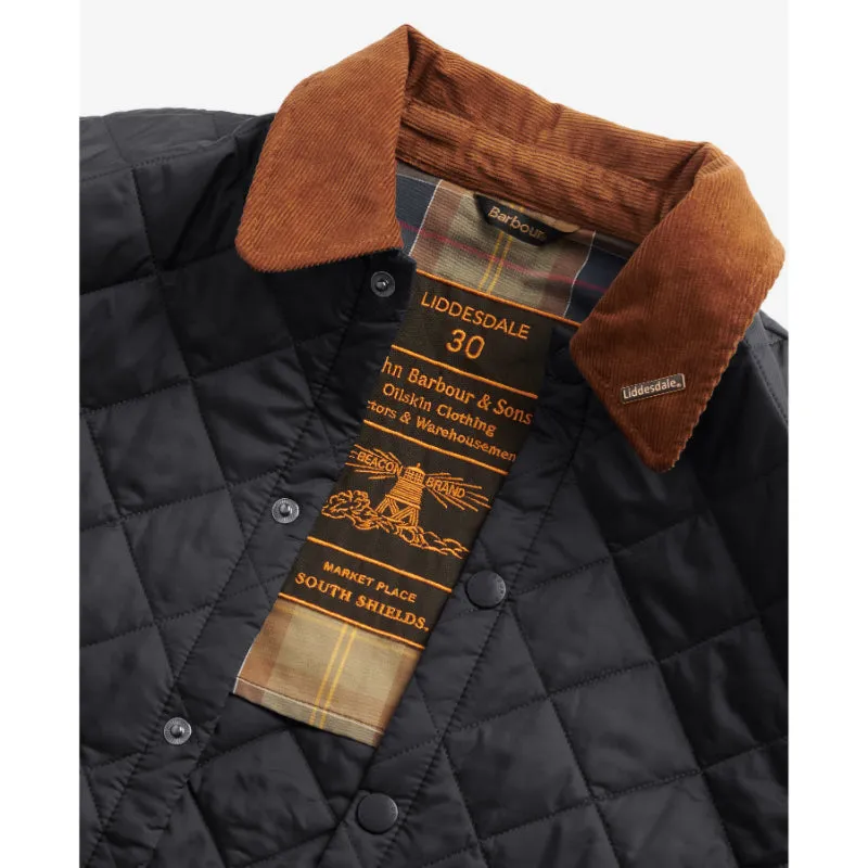 Barbour 30th Anniversary Liddesdale Quilted Mens Jacket - Black