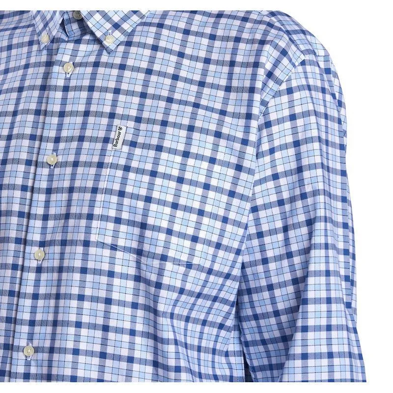 Barbour Abberton Regular Fit Mens Shirt - Blue