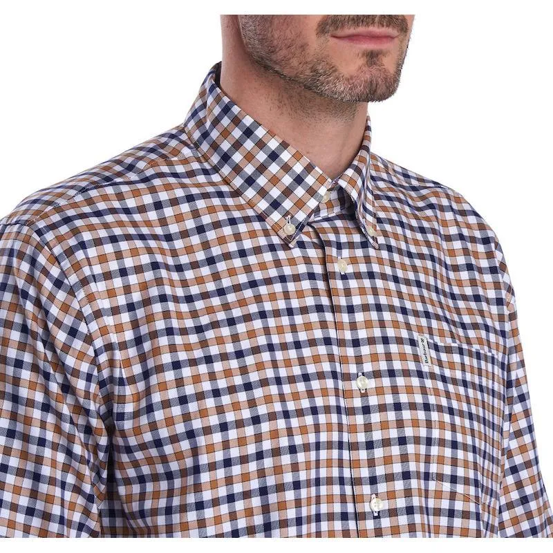 Barbour Abberton Regular Fit Mens Shirt - Sandstone