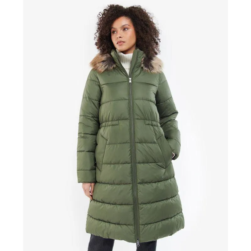 Barbour Francesca Ladies Quilted Jacket - Winterpine/Mono Tartan