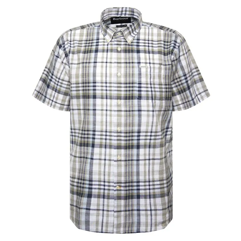 Barbour Hartley Regular Fit Mens Shirt - Olive