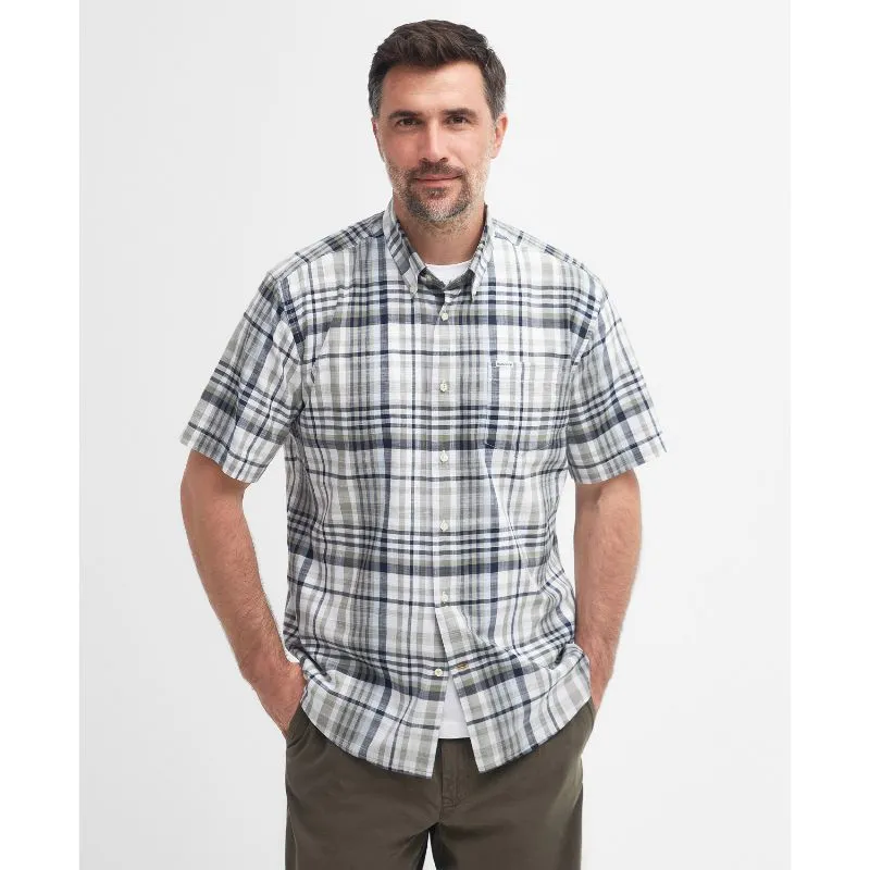 Barbour Hartley Regular Fit Mens Shirt - Olive