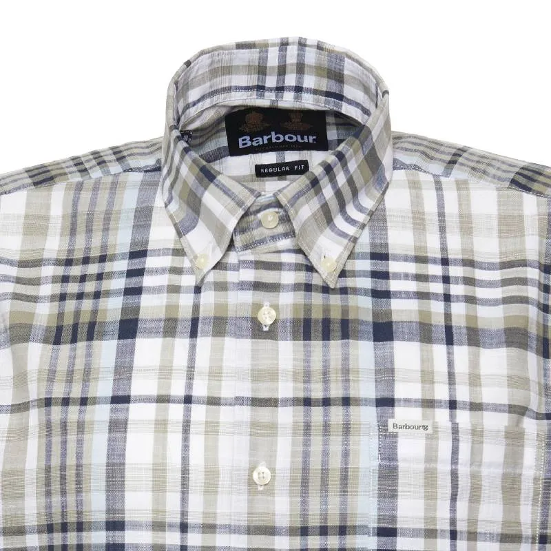 Barbour Hartley Regular Fit Mens Shirt - Olive