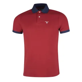 Barbour Lynton Polo Shirt Wine