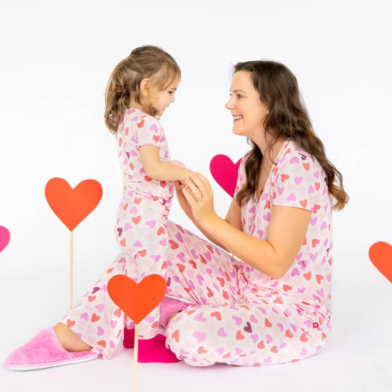 be mine modal magnetic no drama toddler pajama short sleeve set