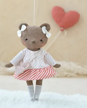 Bear Soft Toy Charlotte Love outfit