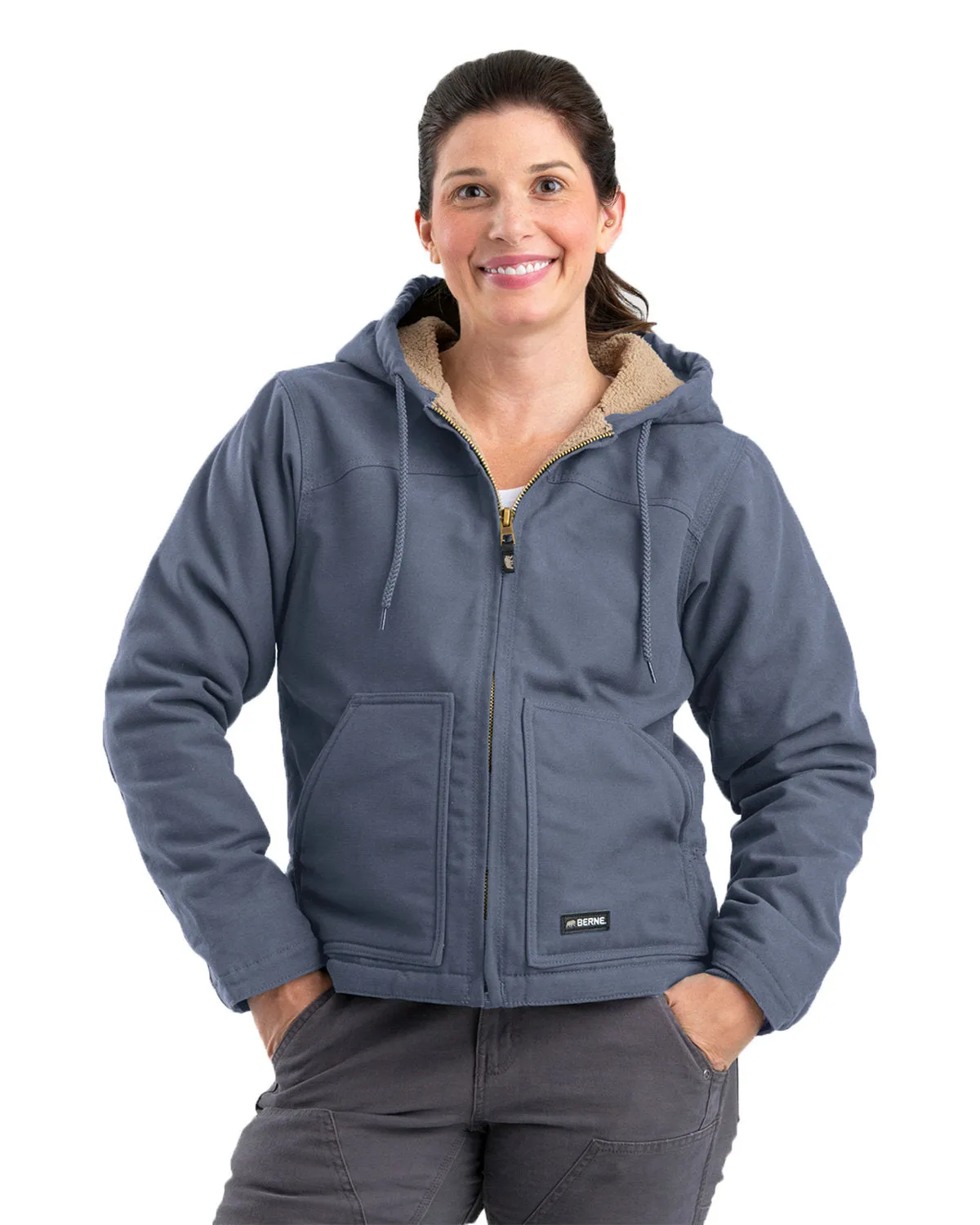 Berne Ladies' Softstone Hooded Coat