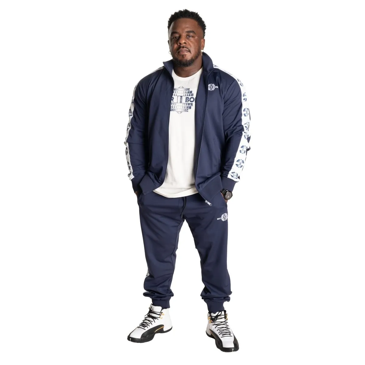 Better Bodies Bronx Track Jacket - Navy V2