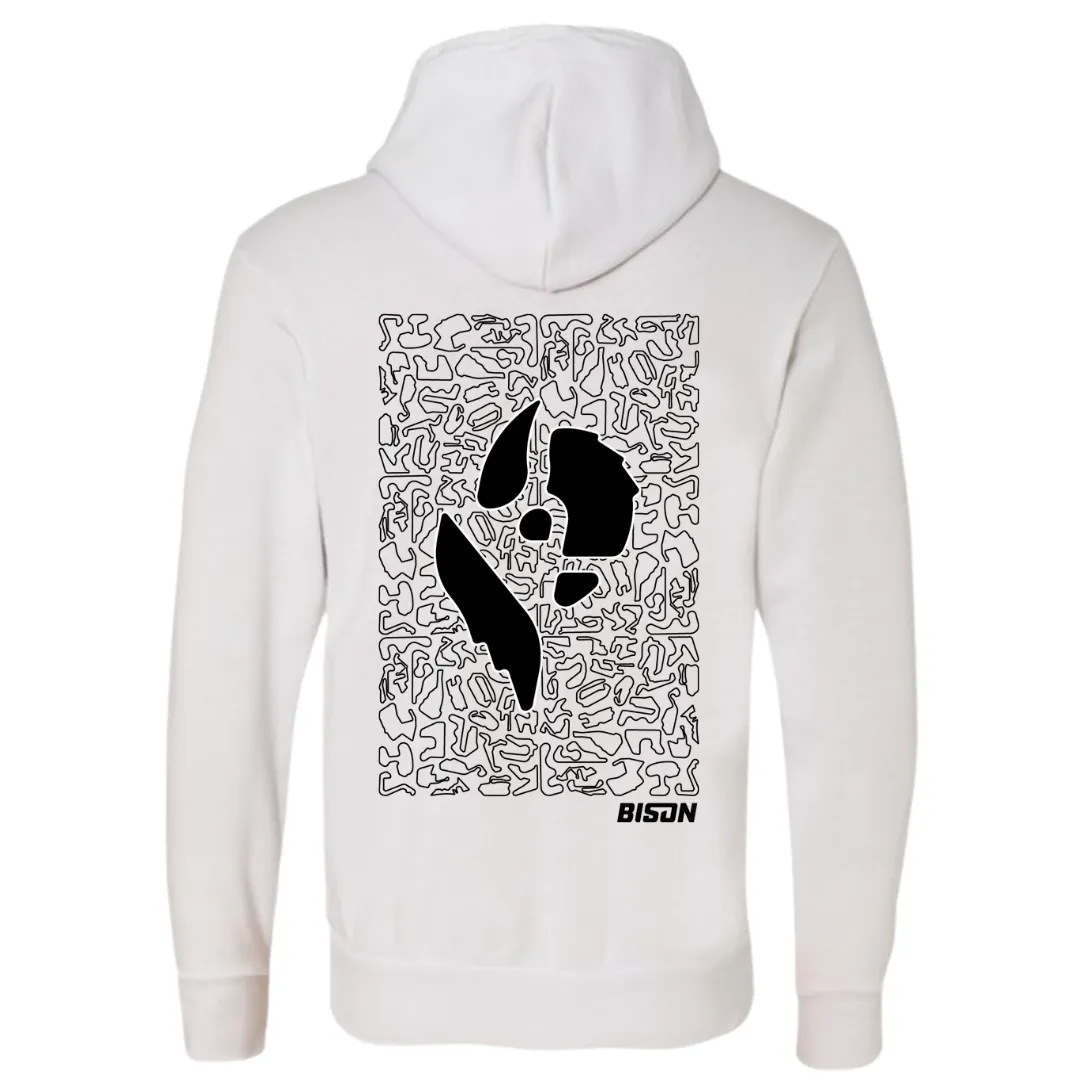 Bison Abstracked Pullover Hoodie