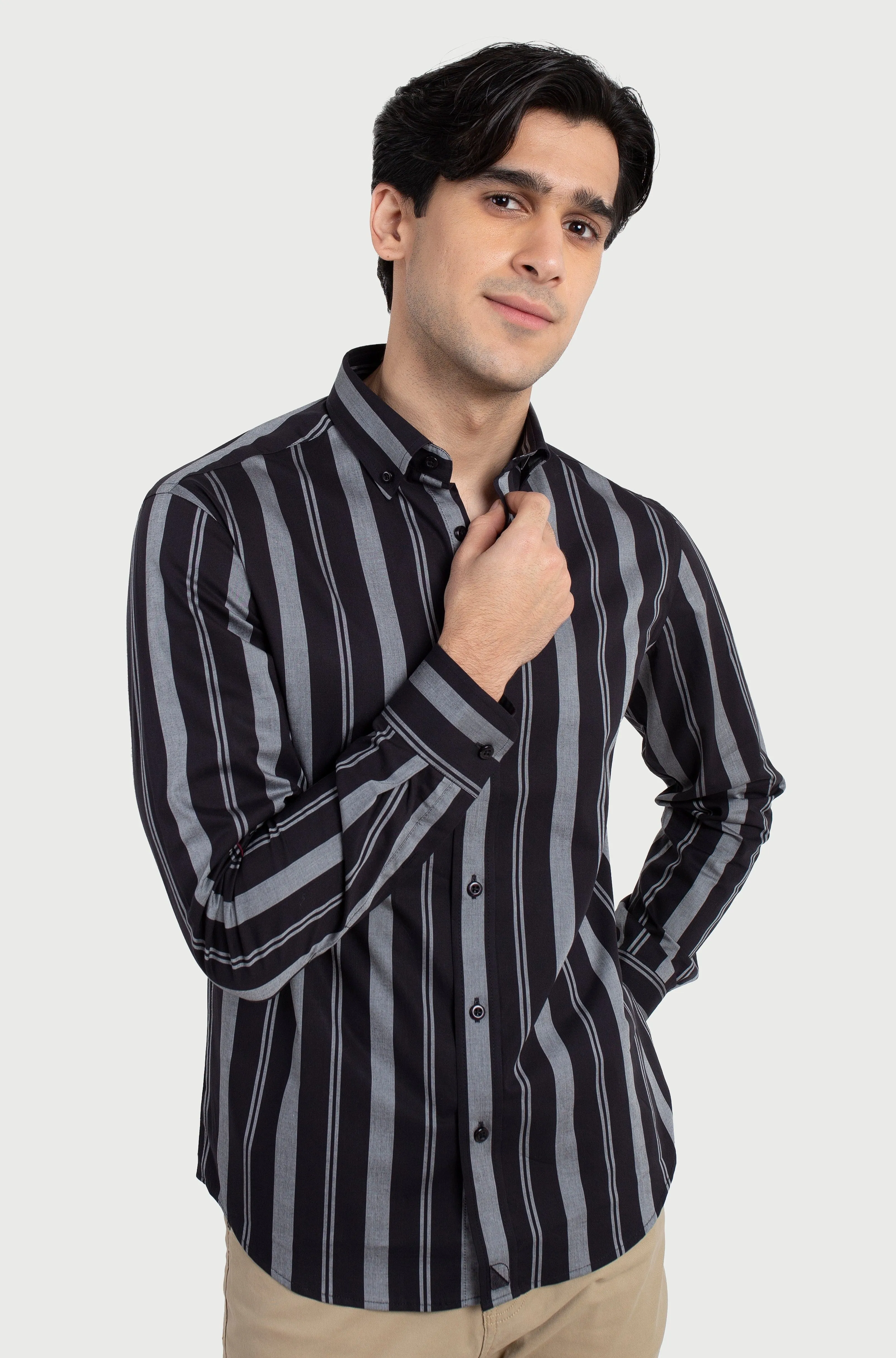 Black Chalk Stripes