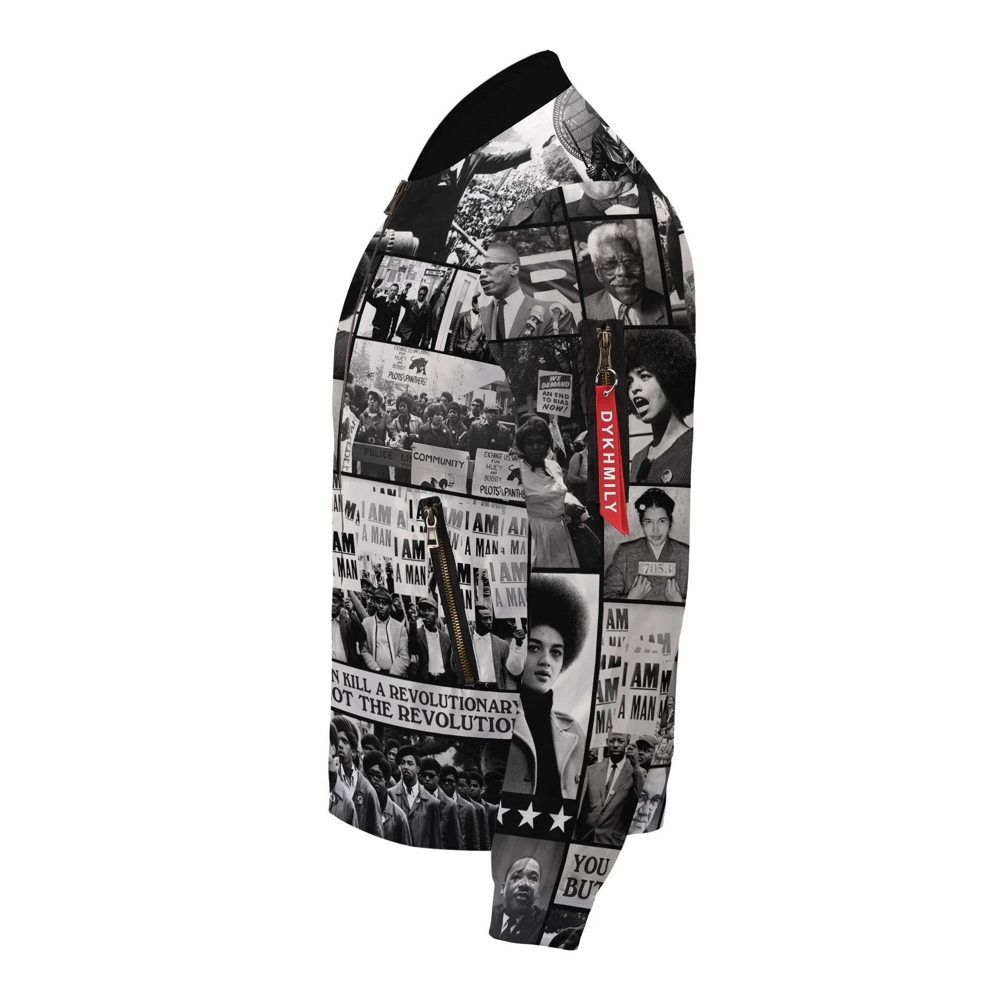 Black Power Images Bomber Jacket