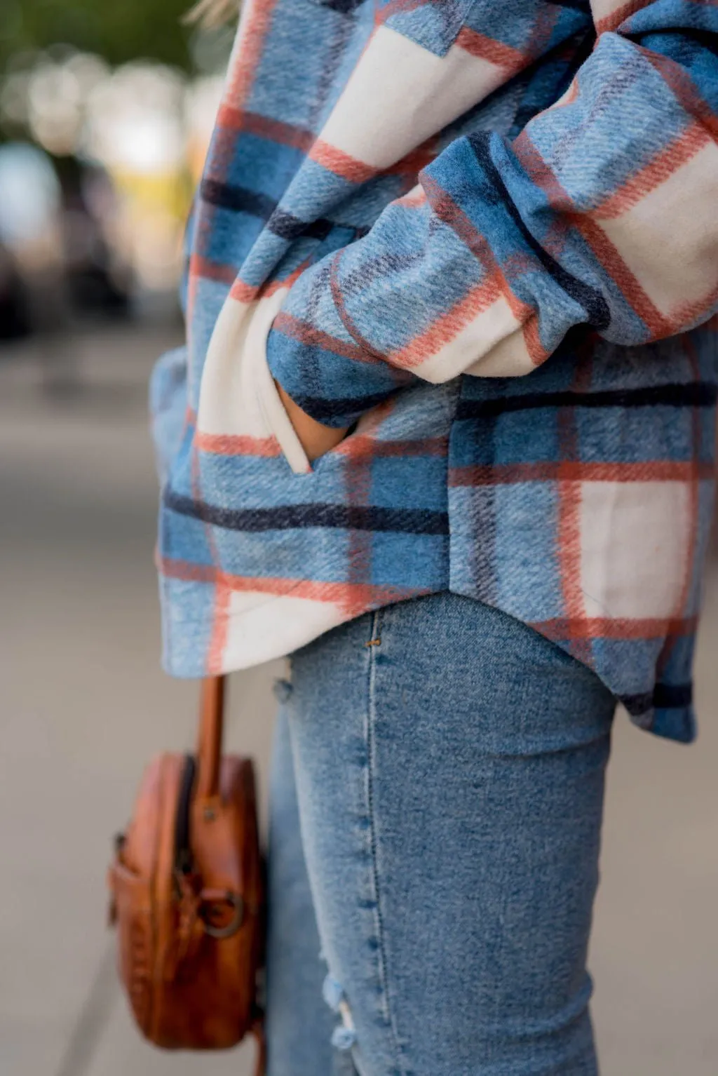 Blue Skies Plaid Shacket