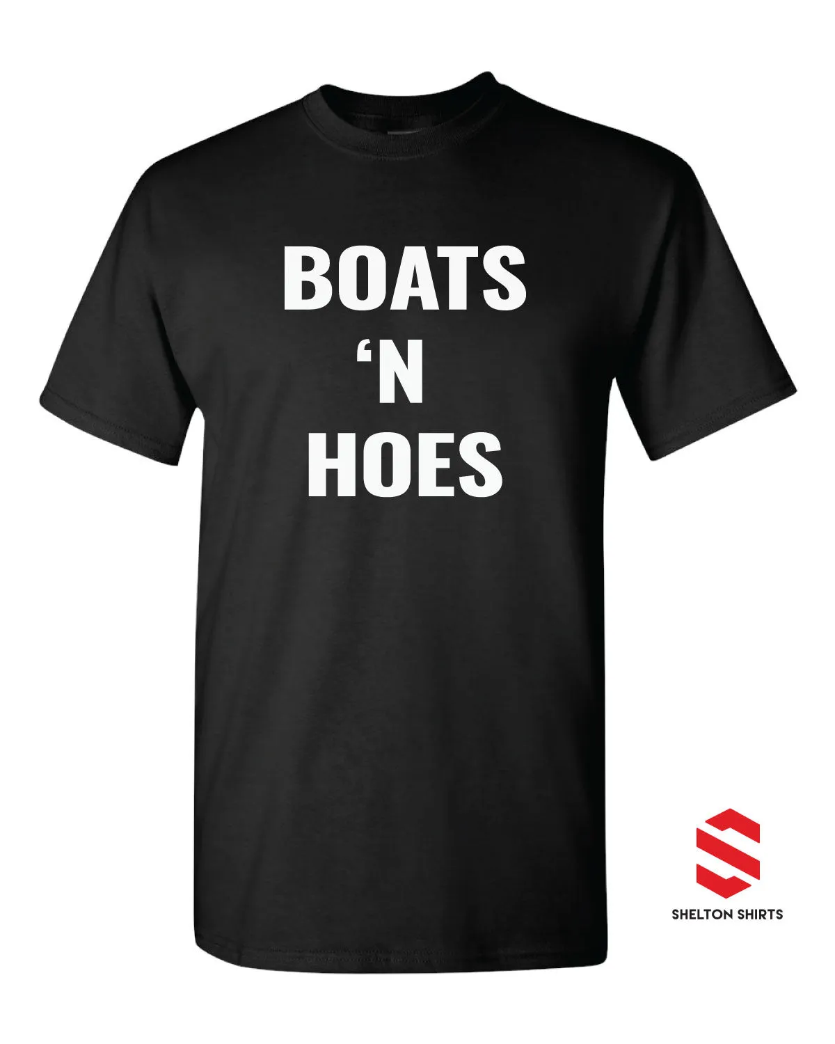 Boats N Hoes Men's Black Tank Top