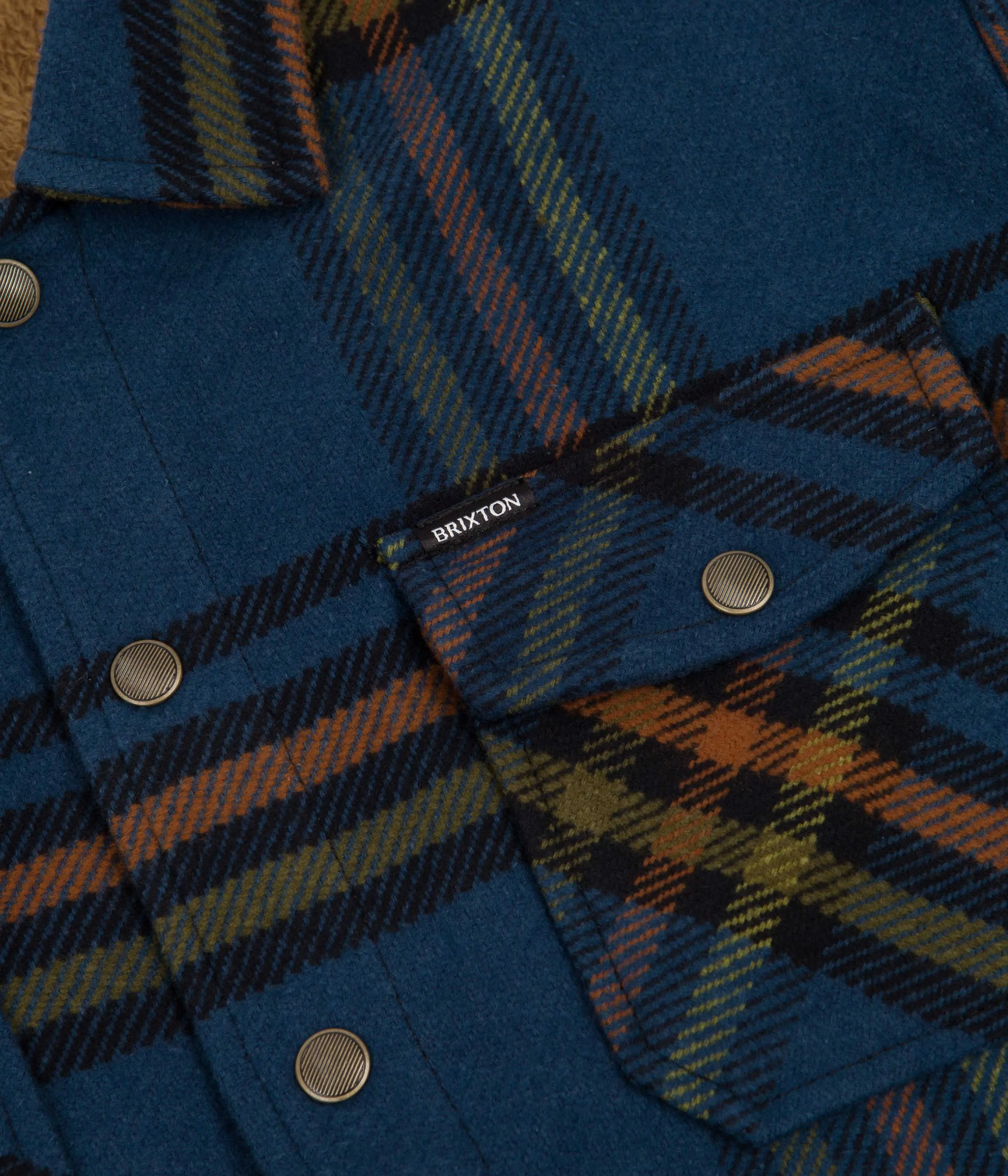 Brixton Bowery Lined Jacket - Marine Blue