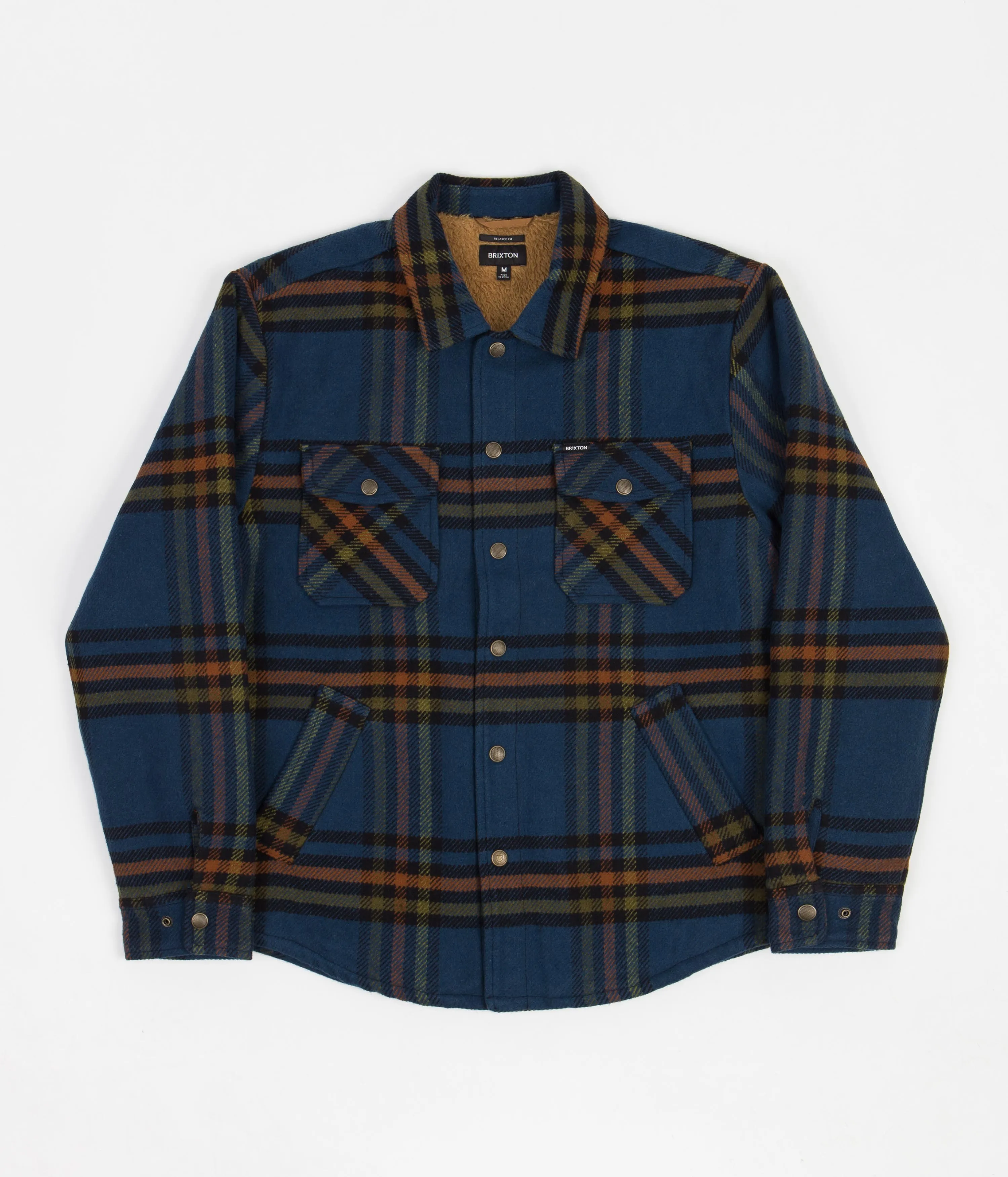 Brixton Bowery Lined Jacket - Marine Blue