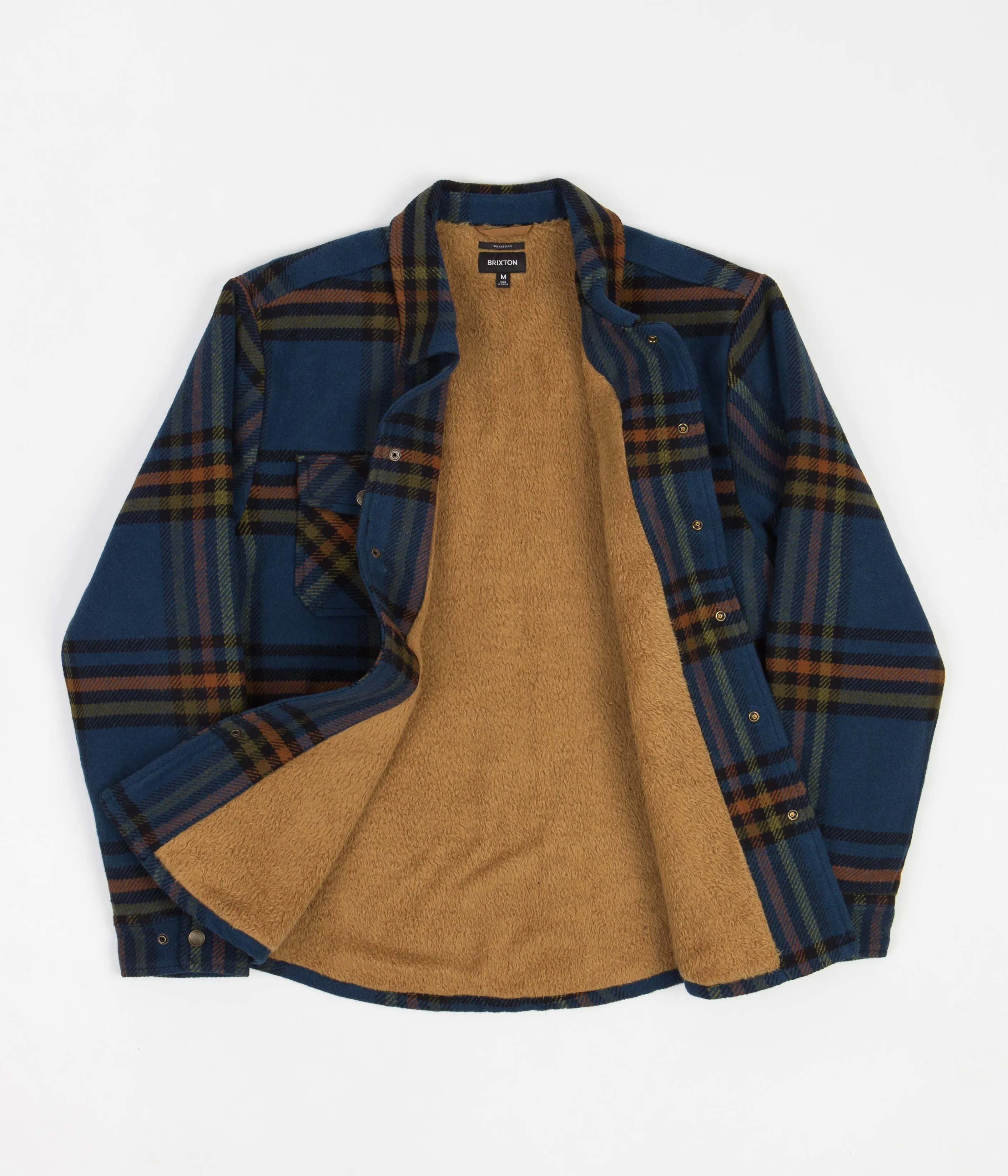 Brixton Bowery Lined Jacket - Marine Blue