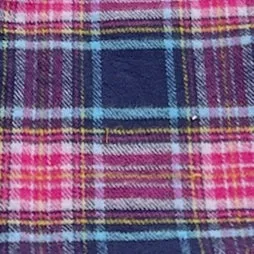 Camilla Plaid Flannel Lady Dog Bow