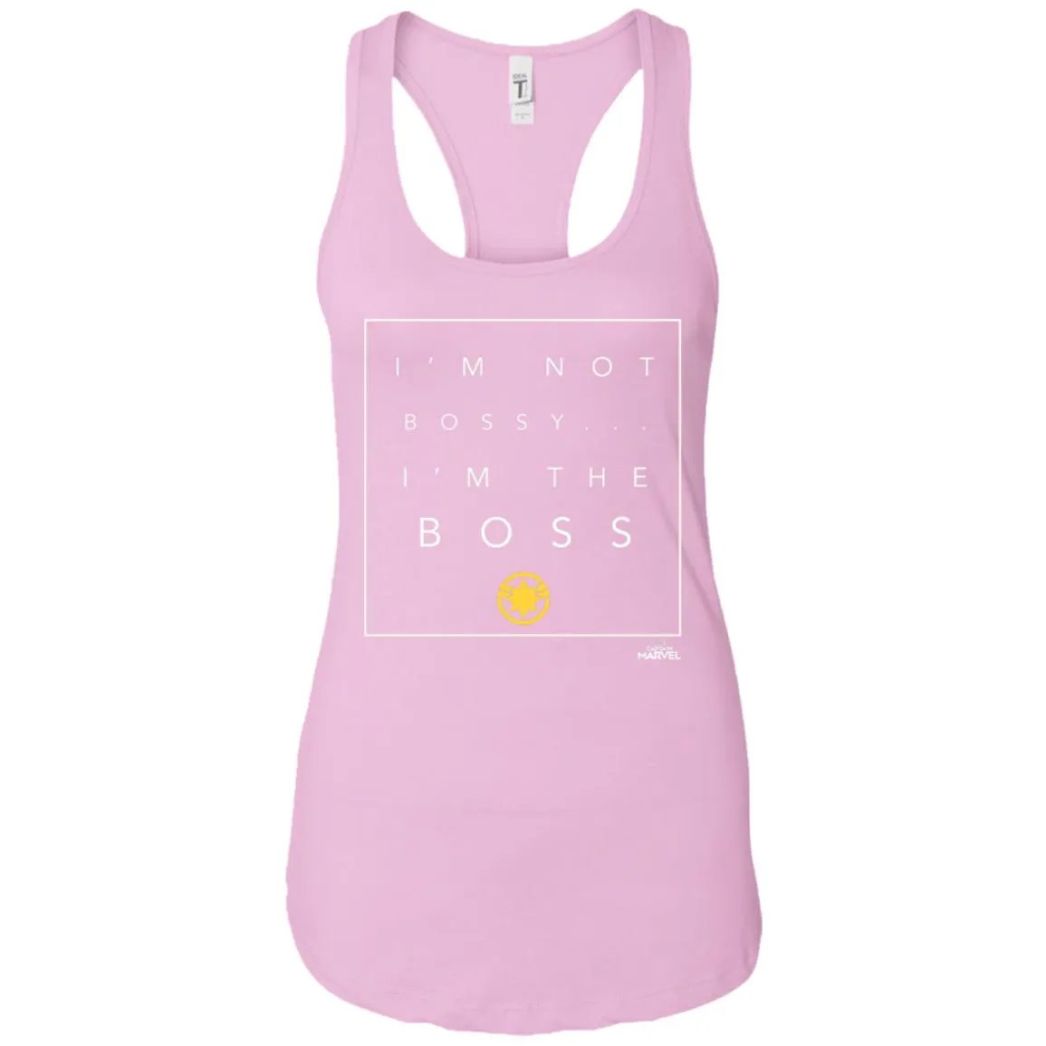 Captain Marvel Not Bossy I'm The Boss Women Tank Top