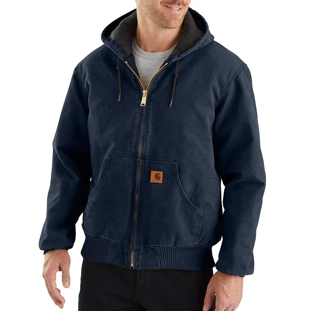 Carhartt 104050 Men's Big & Tall Quilted Flannel-Lined Sandstone Active Jacket