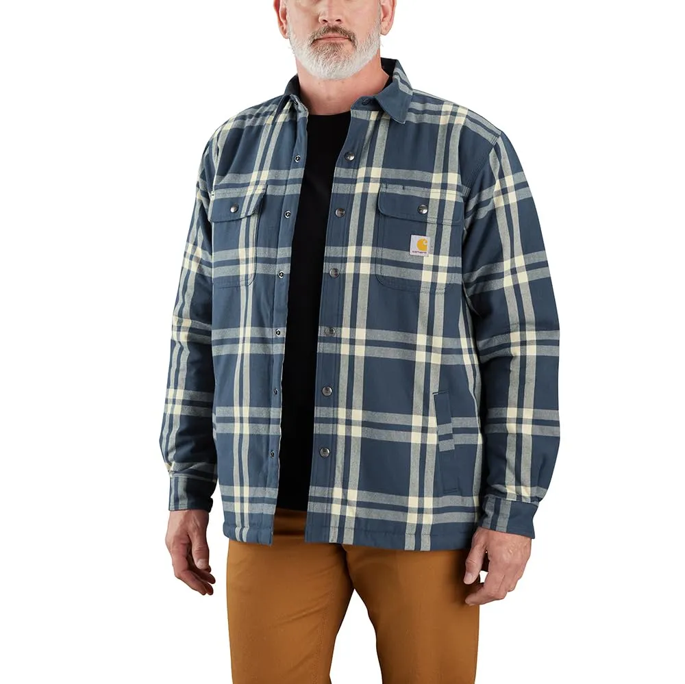 Carhartt 105939 & 106354 Men's Relaxed Fit Flannel Sherpa-Lined Shirt Jac