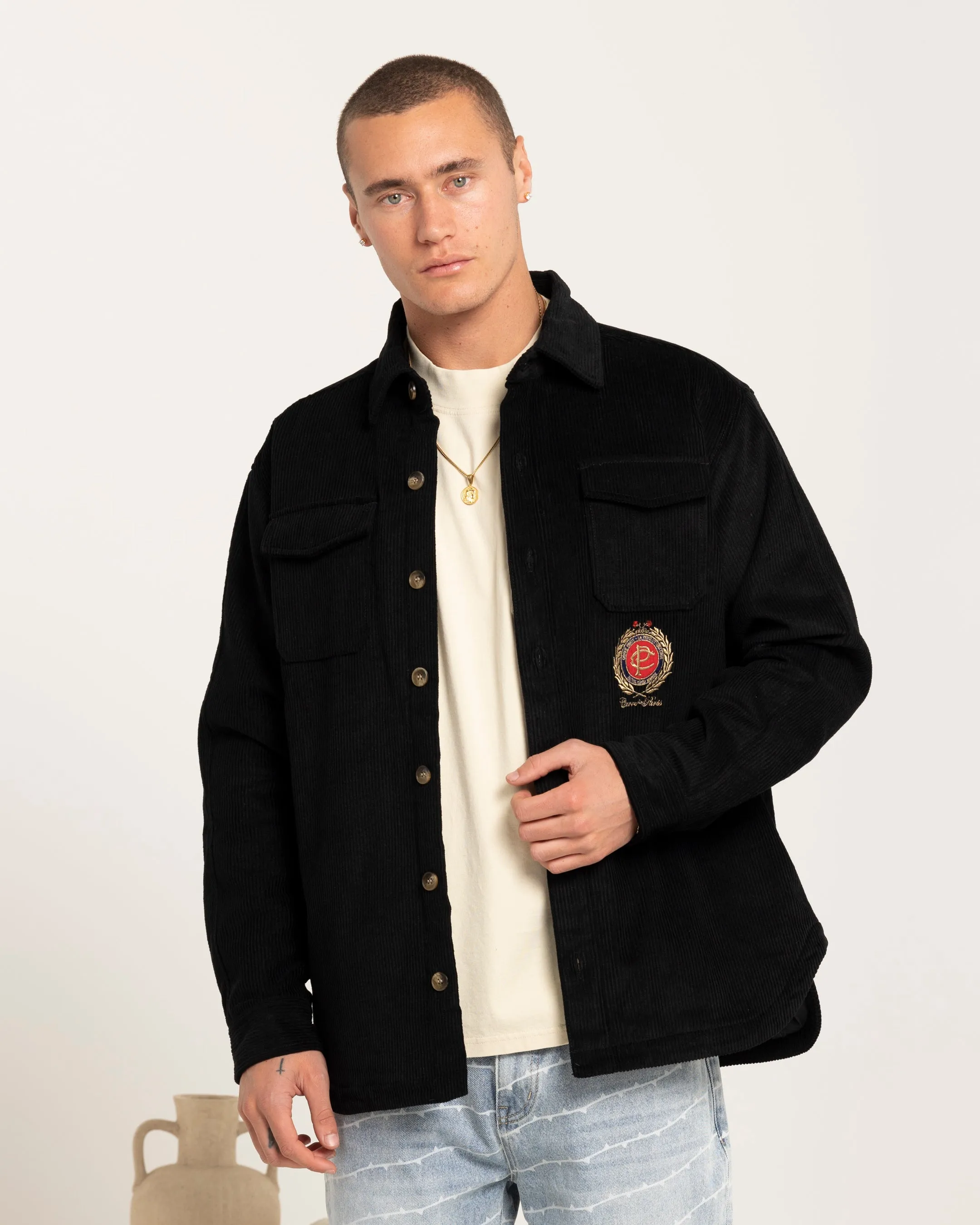 Carre Corduroy Trade Jacket Black