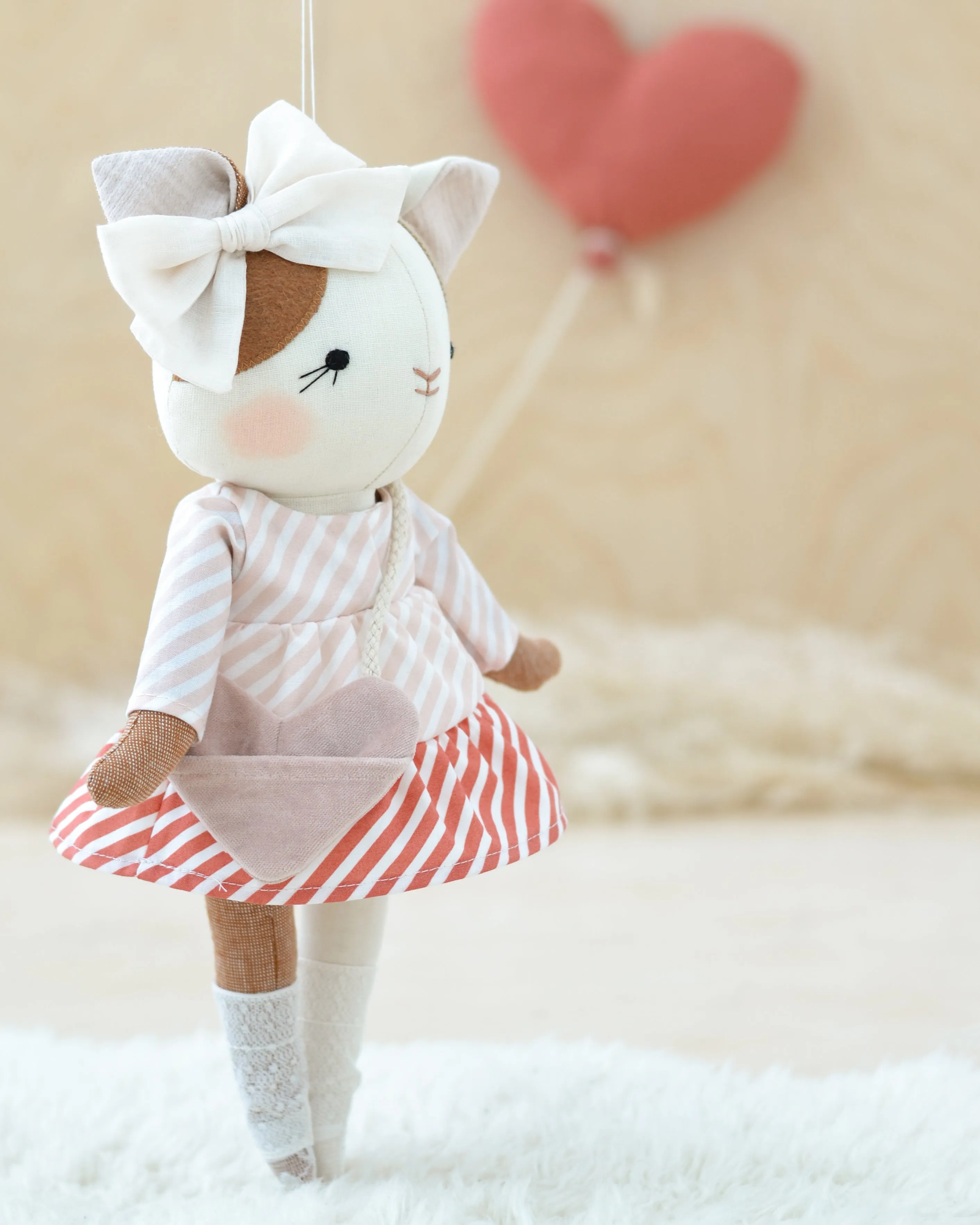 Cat Soft Toy Lucie Love Dress