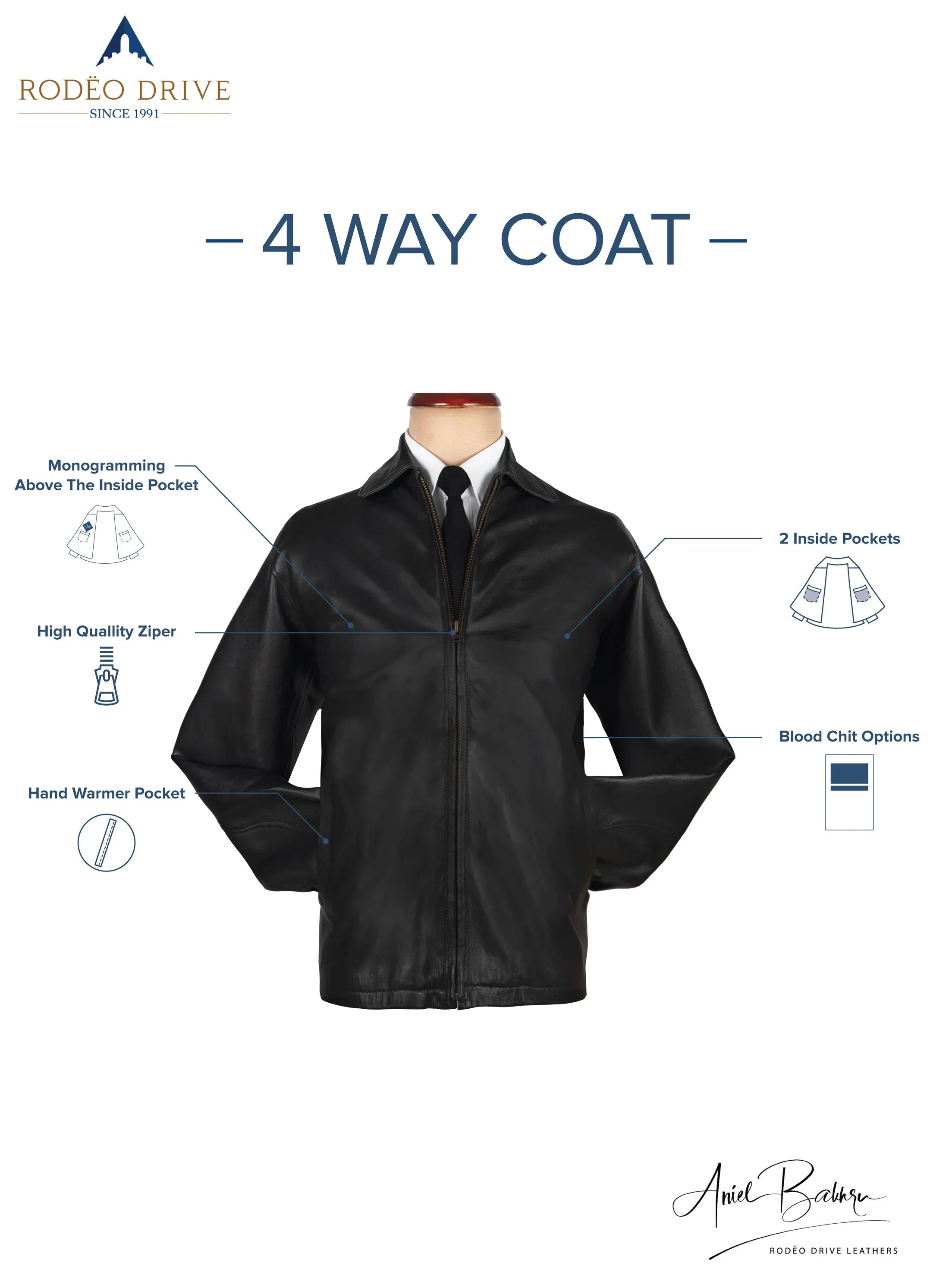 Classic Air Force Jacket | Leather Jackets for Men