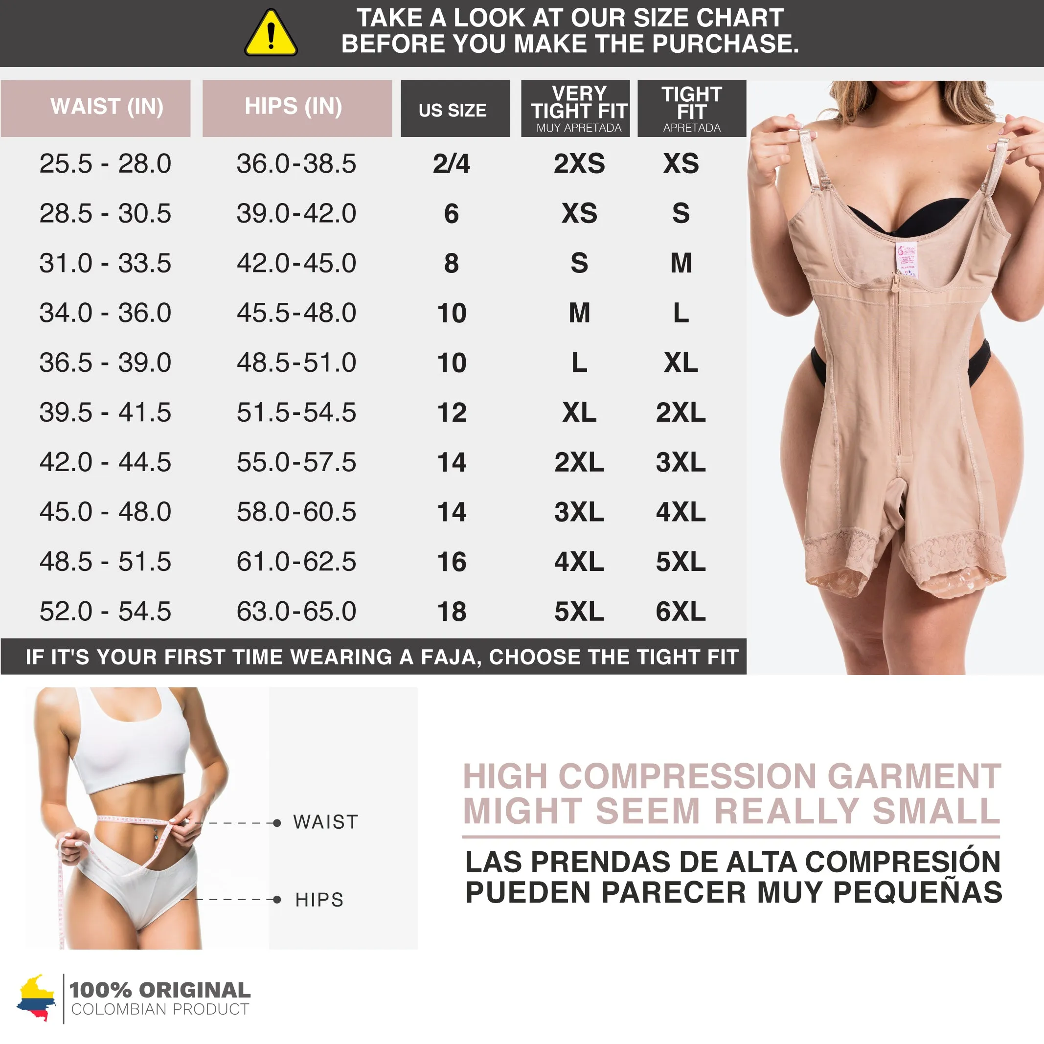 Colombian Daily Use Tummy Control Body Shaper for Women Fajas Salome 216