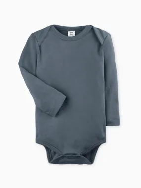 Colored Organics - Long Sleeve Classic Bodysuit - Harbor