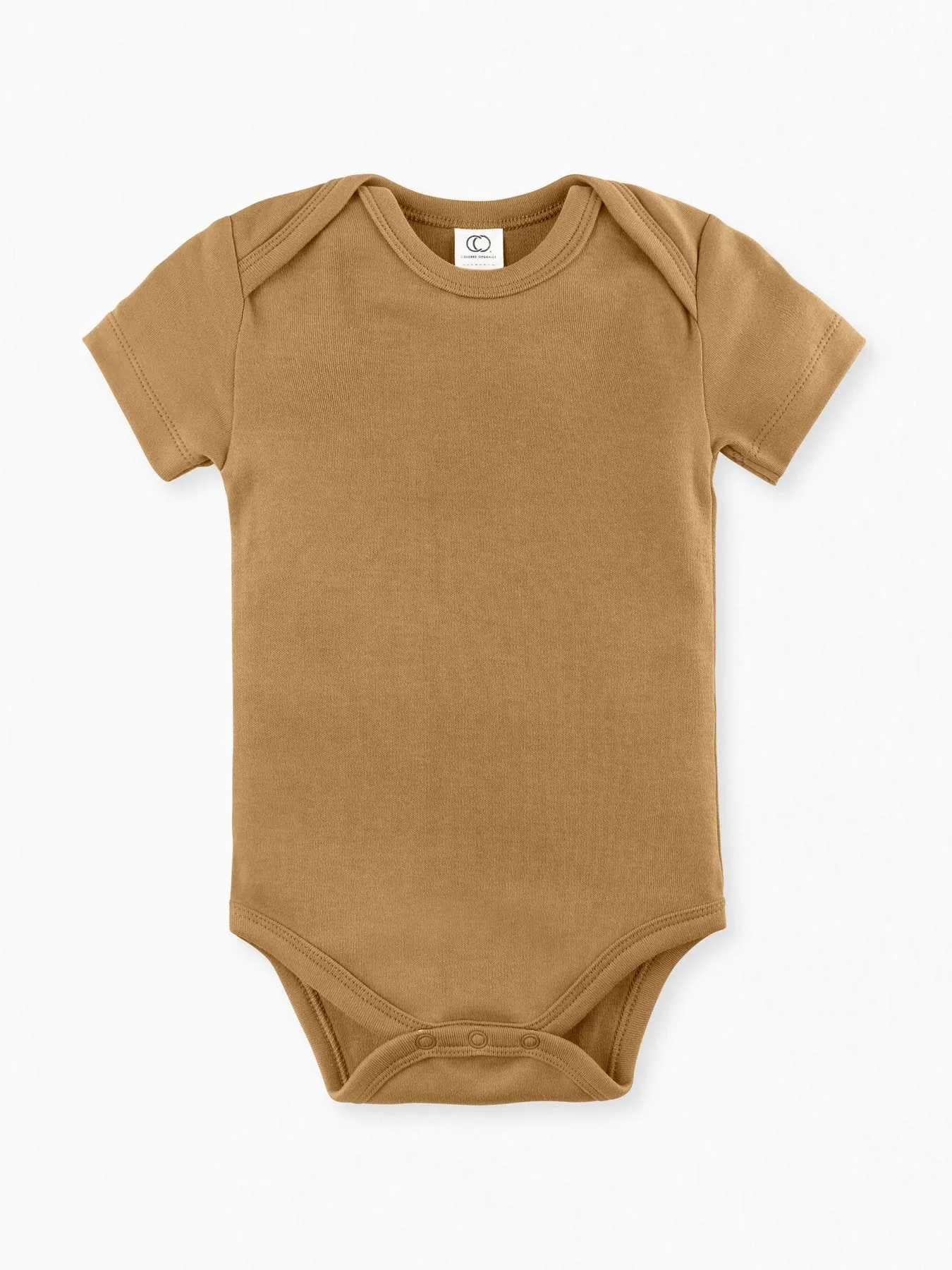 Colored Organics - Short Sleeve Bodysuit - Amber